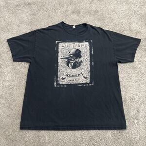 The Black Crowes Remedy Cures All T-Shirt Black Double Sided Size XL